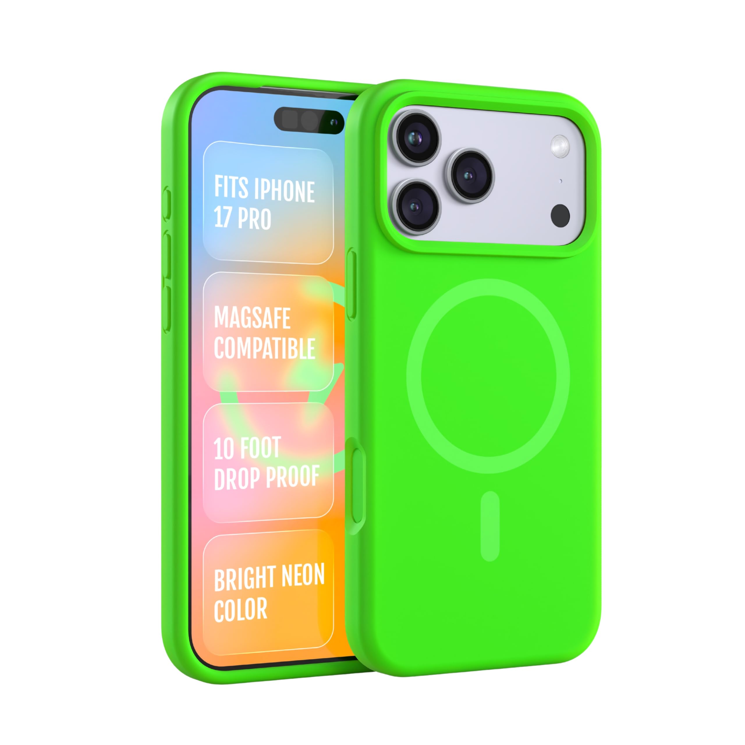 FELONY CASE for Apple iPhone 17 Pro - Neon Green MagSafe Case